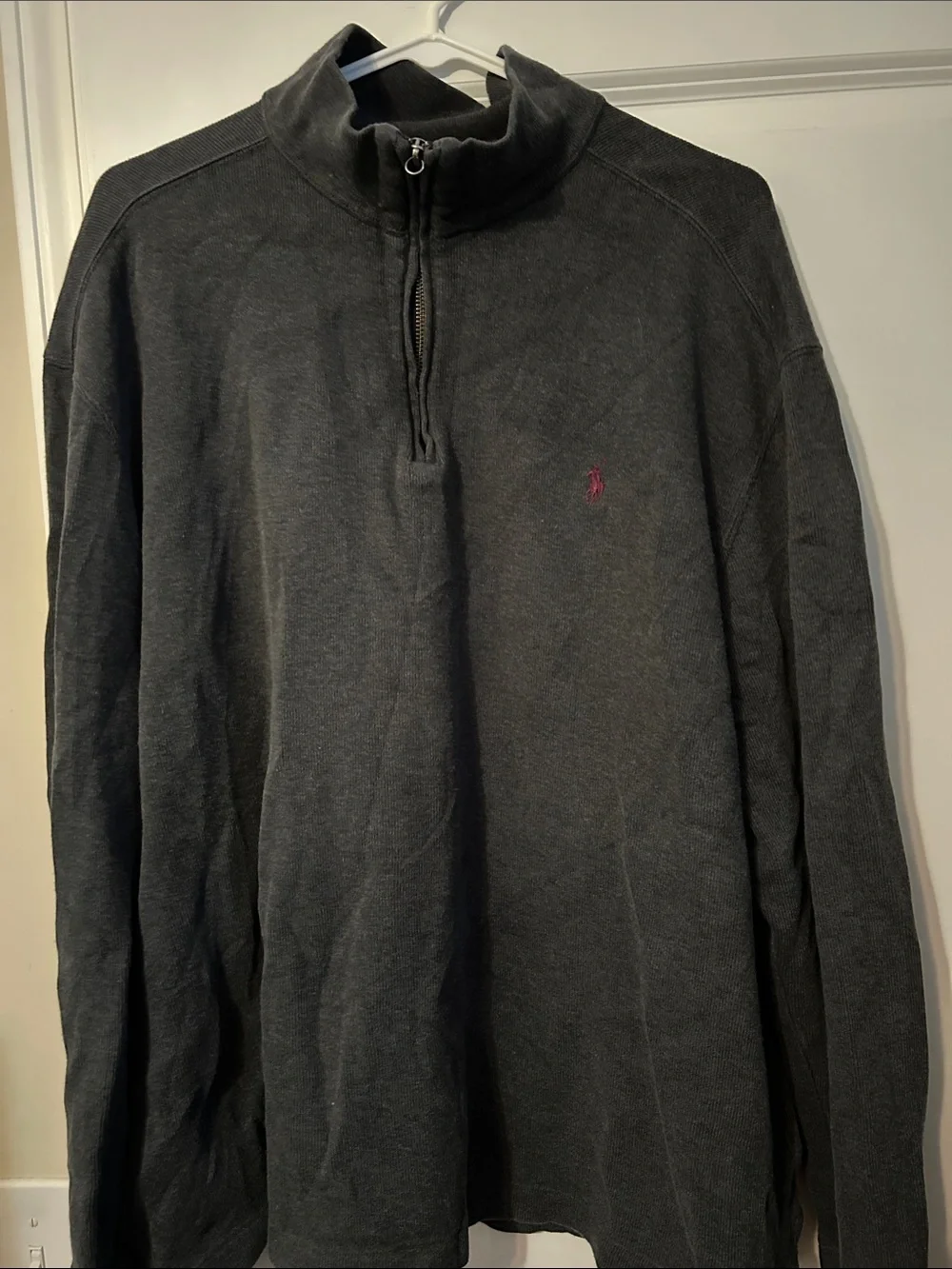 Polo by Ralph Lauren Charcoal/Gray Pullover Quarter Zip. Men’s Size XL.
